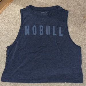 NOBULL NAVY BLUE CROPPED TANK